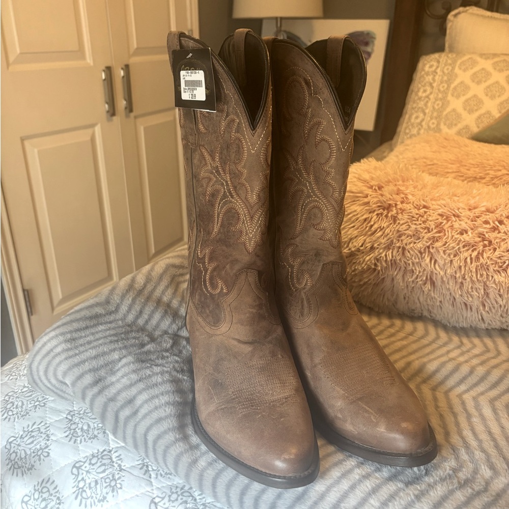 Brown Western Cowboy Boots
